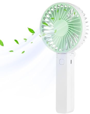 Ventilador de mano,Ventilador de escritorio plegable portátil | Ventilador de mano personal Ventilador plegable de 180 grados - Fans faciales recargables de la cara de la fan del PDA para el trabajo,