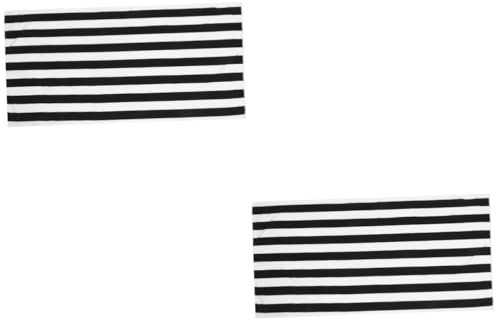 PRETYZOOM 2 Uds Toalla De Playa Toallas De Piscina Turcas Toallas De Piscina Toallas De Piscina A Rayas Toallas Extra Grandes Estera De Picnic Alfombra De Suelo De Playa Toallas De Arena