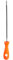 HARFINGTON Chainsaw File 11/64(4.5mm) Chrome Steel Double Cut Round Rasp with Plastic Handle for Chain Saw Polishing