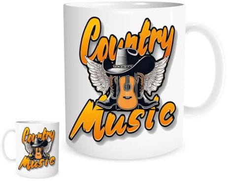 11OZ Country Music Mug for Tea or Coffee
