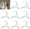Regerly Handbag Hanger Hook Cabinet, 8 Pieces Hook for Bag Backpacks Bags Hanger for Hanging Backpacks School Bags Scarf Belt and Tie