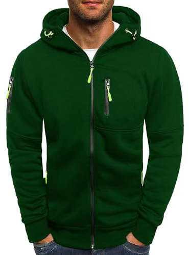 Sudadera Con Capucha Para Hombre y Mujer - Oferta Flash - Batamanta, Camisa Hawaiana Manga Larga, Jersey Con Cremallera, Polo Verde, Chándal Baratos - Talla XL