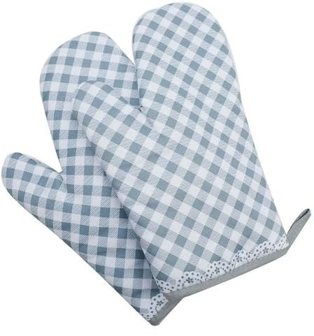 1 Paar wärmeisolierende Handschuhe, Verbrühungsschutz-Mikrowellen-Handschuhe, hochtemperaturbeständige Küchen-Backofen-Handschuhe