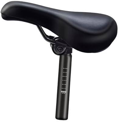 Dickly Fahrradsattel für Kinder, Laufradsitzkissen, weicher PU-Fahrradsitz, Kinderfahrradsitz für Outdoor-Sportarten Radfahren, Saddle W 25.4mm Post
