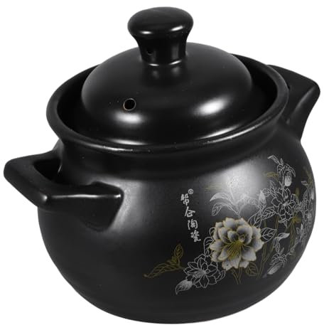 Garneck Casseruola Adatta Forno Casseruola Pentole Smaltate Pentole in Terracotta Manici Antiscivolo Cucina