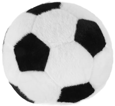 OUNONA Fußball-plüschtier Kissen Runder Plüschfußball Gefülltes Fußballkissen Stofftier Für Schlafzimmer Und Wohnzimmer Exquisites Handwerk Multifunktional Als