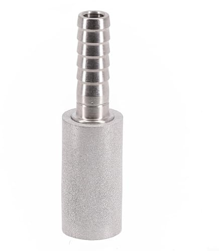 HomeVortex Stainless Steel Diffusion Stone Beer Carbonation System For Home Brewing Wine Making Equipment Wort Oxygenation Inline Diffuser With 1/4 Barb Connection(2 Micrometre)