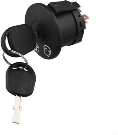 3 Position Ignition Switch for Lawn Mowers Complete with Keys and Installation Accessories
