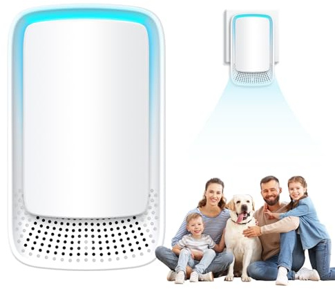 Jostart Air Purifier for Bedroom Plug in Negative Ion Air Purifier Portable Quiet Mini Air Ionizer Odor Remover for Smoking Indoors Pets Toilets Offices Home and Dust Pollen(White)