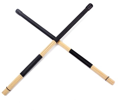 QUXVUIS Zubehör für Jazz Drumsticks Spielen von Drumsticks Lerner Bamboo Percussion Instrument Mallet Music Play Zubehör, Schwarz