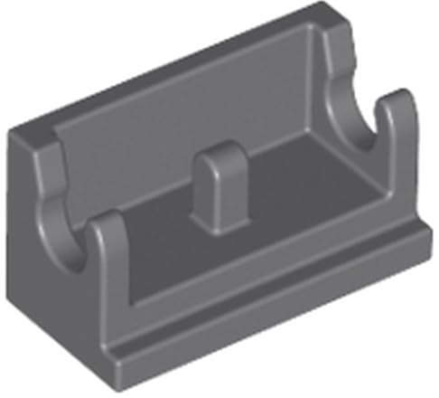 LEGO Hinge Brick 1 x 2 Base, Part 3937, Choose Your Colour, Part 3937, Choose Your Colour (Dark Bluish Gray, 10, count)