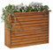 Blumenkübel / Pflanzkübel Raumteiler Mödling 130x47x100cm honig