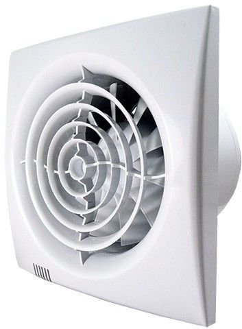 dalap Extraleiser Badlüfter mit Nachlauf, Rückschlagklappe, Kugellager & Hygrostat 125 NOMIA ZW