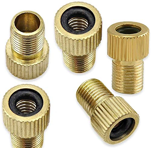 Kit 5 Adattatori Universali per Valvole da PRESTA a SCHRADER specifici per Bici da Corsa e Mountain Bike - Gonfia con il Compressore o la Pompa a pedale. Made in Italy - AlGiustoPrezzo