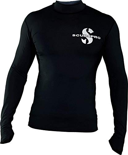 SCUBAPRO Swim Rash Guard Langarm Herren Slim Fit UV-Shirt Collection 2017 (XL)
