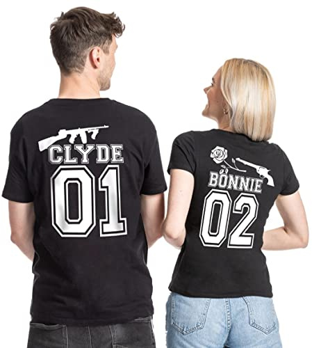 Partner Herren Damen King Queen Gangster Pärchen T-Shirt