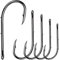 Baitholder Fishing Hooks,100pcs Barbed Shank Beak Long Shank Hooks High Carbon Steel Baith Holder Hook with 2 Barbs Bait Keep Jig Fish Hooks for Saltwater Freshwater Fishing (6/0-100pcs)