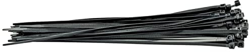 Draper 70397 Nylon-Kabelbinder, 4,8 x 300 mm, Schwarz, 100 Stück