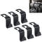 URAQT Auto Hooks, 6 Pack Car Storage Hooks Back Seat Headrest Hanger, Universal Car Handbag Hooks, Multifunctional Heavy Duty Storage Hooks for Auto Backseat