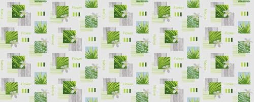 d-c-fix Wachstuchtischdecke – Manhattan Palmira 110 cm x 140 cm eckig – Tischtuch für den Küchen-, Ess- oder Gartentisch – lebensmittelecht, abwaschbar & wasserdicht