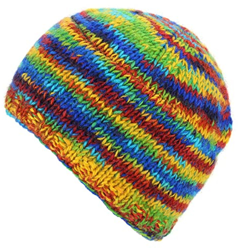 LOUDelephant Wollstrickmütze, SD Rainbow, One size