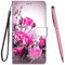 TOUCASA Funda Compatible con Samsung Galaxy M53 5G, Funda Tapa Libro Movil Carcasa PU Cuero Funda para Samsung Galaxy M53 5G [Protección Completa] [Ranura Tarjeta][Función Soporte] (Rosa Salvaje)