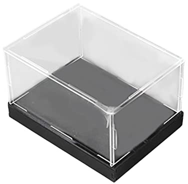 Amagogo Acryl Vitrine Staubdichte Schutzboxen für Autos Miniaturfiguren Vitrinenhalter, 30 cm x 20 cm x 10 cm