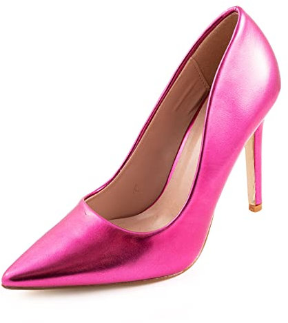 Toocool Scarpe Donna Decolletes decoltè Tacchi Alti Punta Eleganti GI-6161 [37,Rosa]