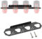 Gijok Battery Holder for Milwaukee M12, Mount 4 Slot Battery Holder Compatible with Milwaukee m12, Battery Holder for Milwaukee 12V, Battery Storage for Milwaukee (for Milwaukee 12v-Black)