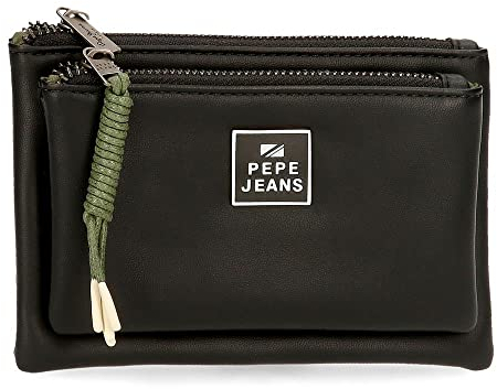 Pepe Jeans Bea Purse Trousse de Toilette Noir 17x9x2 cm Cuir Synthétique