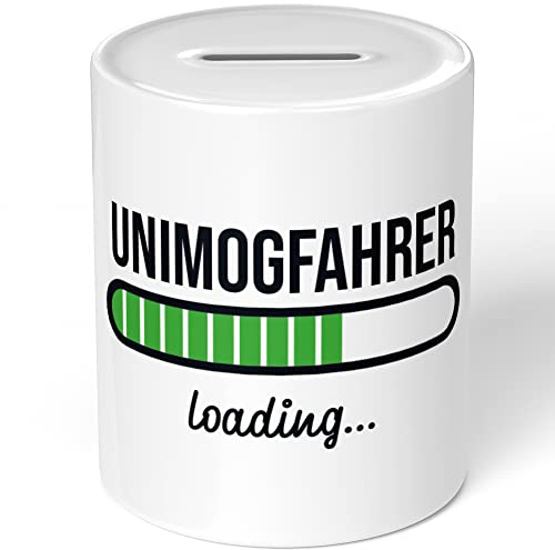 JUNIWORDS Spardose Sparbüchse, Unimogfahrer Loading (6220241)