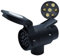 CCLIFE Anhänger Adapter 7 auf 13-polig universal Stecker für Anhänger, für 12 V Hänger Systeme