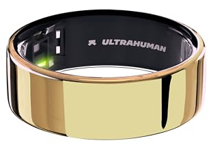 ULTRAHUMAN Ring AIR– Schlaf- und Fitness-Tracker, Smart Ring für Damen und Herren, Keine App-Gebühr für Standardfunktionen, Bis zu 6 Tage Akkulaufzeit (Größe 6)