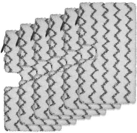 imeccalive 6 Pcs Steam Pocket Mop Replacement Pads for Shark S3500 Series S3501 S3601 S3550 S3901 SE450 S3801CO S3601D S2901 S2902 Steam Pocket Mop