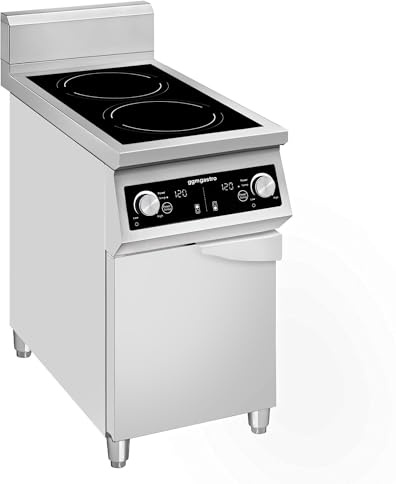 GGM Gastro | IDHB2 | Induktionsherd - 10 kW - 2 Kochfelder