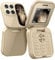 Mini Flip Mobile Phone, 2024 New Foldable Cell Phone with FM Radio Magic Voice Blacklist Speed Dial Vibration, 2 SIM Card Small Display Cell Phone Gift for Father's Day Mother's Day