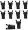 Lot de 10 couvercles de rechange compatibles avec les poubelles Brabantia pour poubelles de cuisine, boîtes de rangement, étuis à lunettes