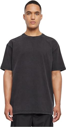 MERCHCODE Herren T-Shirt Love Yourself First Acid Washed Heavy Oversize Tee, Oversized Fit, Cotton 100%, 5XL