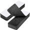 TOZKZO 10 Pezzi Feltro Adesivo, Stretch Adesivo 3 X 10cm Nastro Autoadesivo a Strappo Biadesivo Extra Forte per Casa/Ufficio/Moquette/Cuscini per Divani - Nero