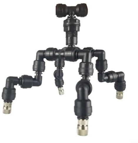 SMZhomeone Verstellbare Düse, 360 ° drehbar, für Reptilien, Terrarium, Nebeldüsen 3–7 Mikrometer, feiner Nebel, einfache Installation für Feuchtigkeitsterrarium