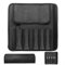 Borsa Porta Coltelli da Chef, Portatile Borsa Coltelli Chef con 5 Scomparti Impermeabile Rotolo Portacoltelli con Maniglia per Escursioni e Campeggio, 1 Pezzi, Nero