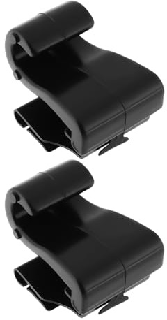 eMagTech Lot de 2 crochets pare-soleil pour fenêtre de voiture compatibles avec Chrysler compatibles avec Voyager 5XR76DX9AA Ensemble de clips pour rideau
