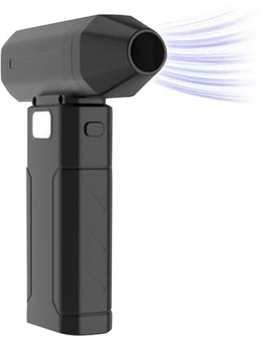 Soplador Eléctrico De Aire, Compresor De Aire Ajustable 5 Velocidades 100000 RPM, Ventilador Turbo Sin Escobillas 100000 RPM con 5 Velocidades Ajustables Recargable para Teclado Y Computadora