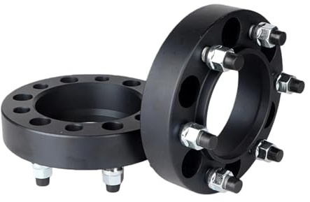 Spurverbreiterungsadapter 6 Lug für Maxus für Mercedes für Sprinter M12x1,5 oder 14x1 Spurverbreiterungen aus Leichtmetall(2PCS 84.1 40mm M14)