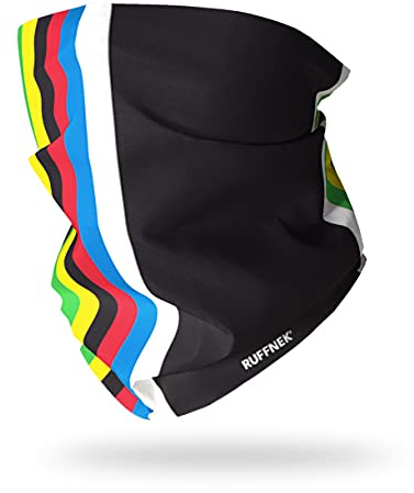 Ruffnek CYCLING WORLD CHAMPION RAINBOW DESIGN Multifunctional Headwear/Neckwarmer Neck Gaiter/Snood Cycle Scarf for men, women & children