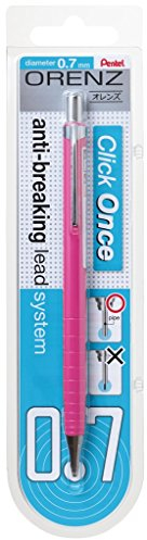 Pentel ORENZ PP507 Druckbleistift mit Anti-Minenbruch-Technologie, 0.7 mm, Härtegrad B, pink (1 Stück)