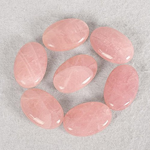 2 teile/los Natürliche Massage Steine Roese Quarz Hot Stone für Spa Massage Therapie Hot Spa Rock Balancing Beruhigende Meditation Reiki oder Sorgen Steine