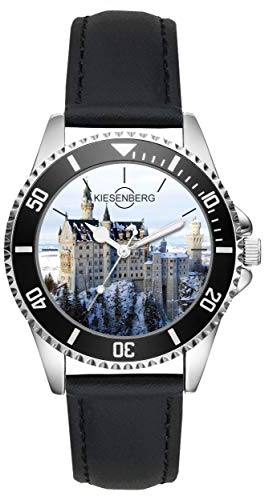 KIESENBERG Uhr - Wanderer Schloss Neuschwanstein Geschenk Artikel Idee Fan L-4382