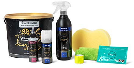 Komplettes Fahrrad-Reinigungsset von Bike on Wax | Ultimativer Fahrradpflegeeimer | Reinigungsset für alle Fahrradtypen | StayClean Kit für die Fahrrad-Komplettpflege