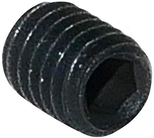 AERZETIX - C45411 - Lot de 10 - Vis de Blocage/Serrage Creux à Bout Cuvette/Concave - Embout Cylindrique sans Tête - Hexagonal/ 6 Pans M3x4 - Bricolage - en Acier - DIN 916 BI - Couleur Noir